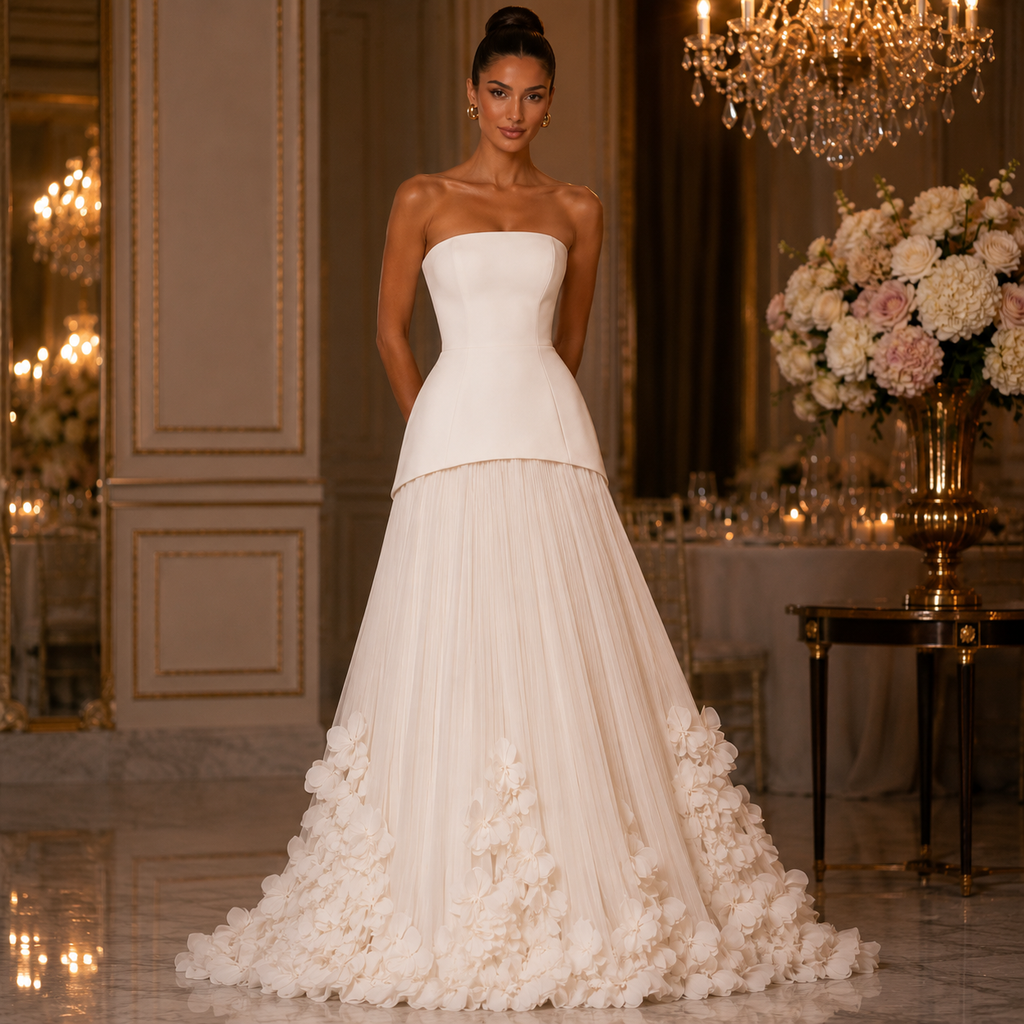 Malika-Robe de soirée longue Élégance Couture