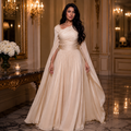 Robe de Mariée Bohème Élégante à Cape Intégrée