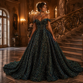 Dubaï-Robe Princesse Pailletée Luxe