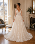 Éléonore – Robe de Mariée Sirène Dos Nu Élégance