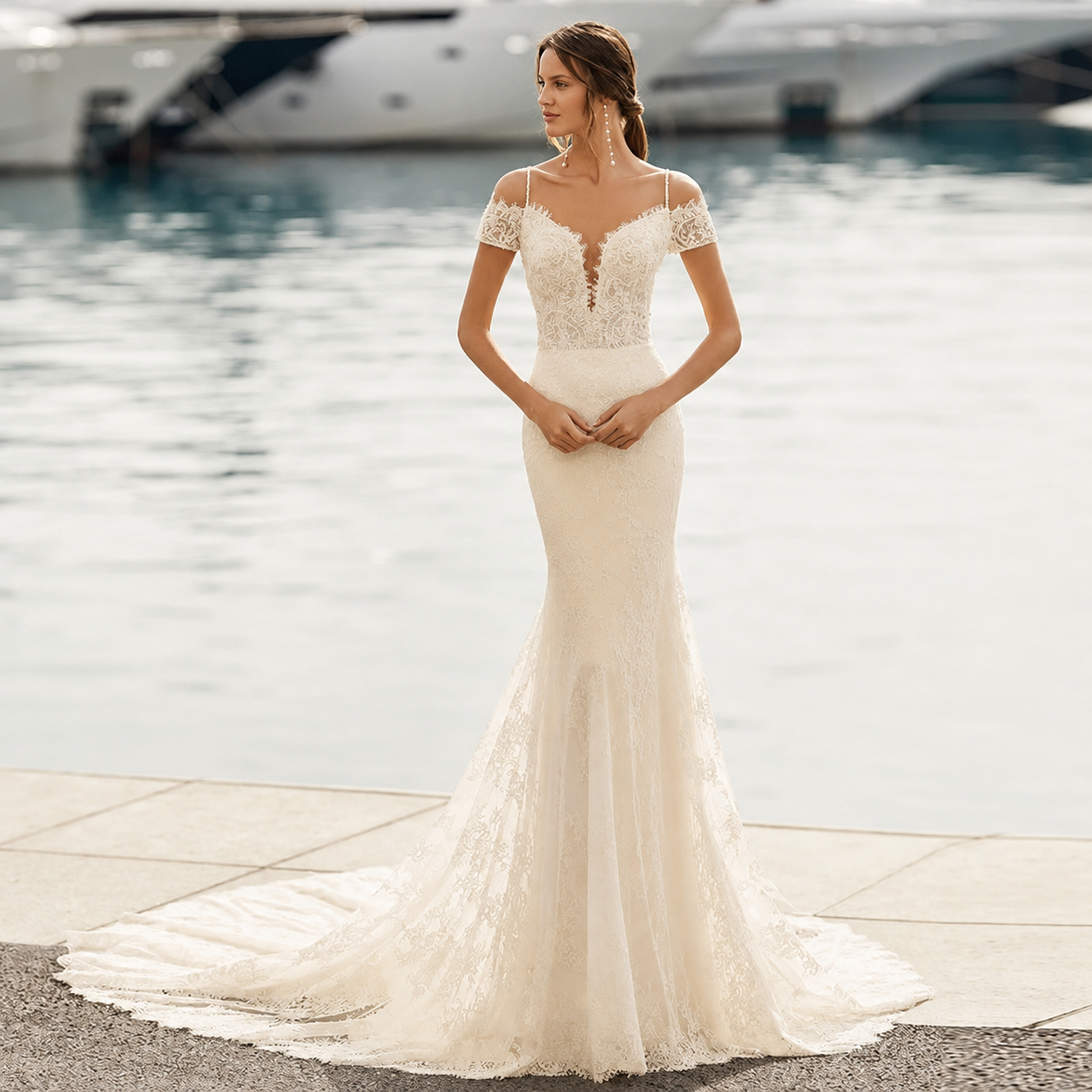 Capucine – Robe de Mariée Sirène Dos Nu