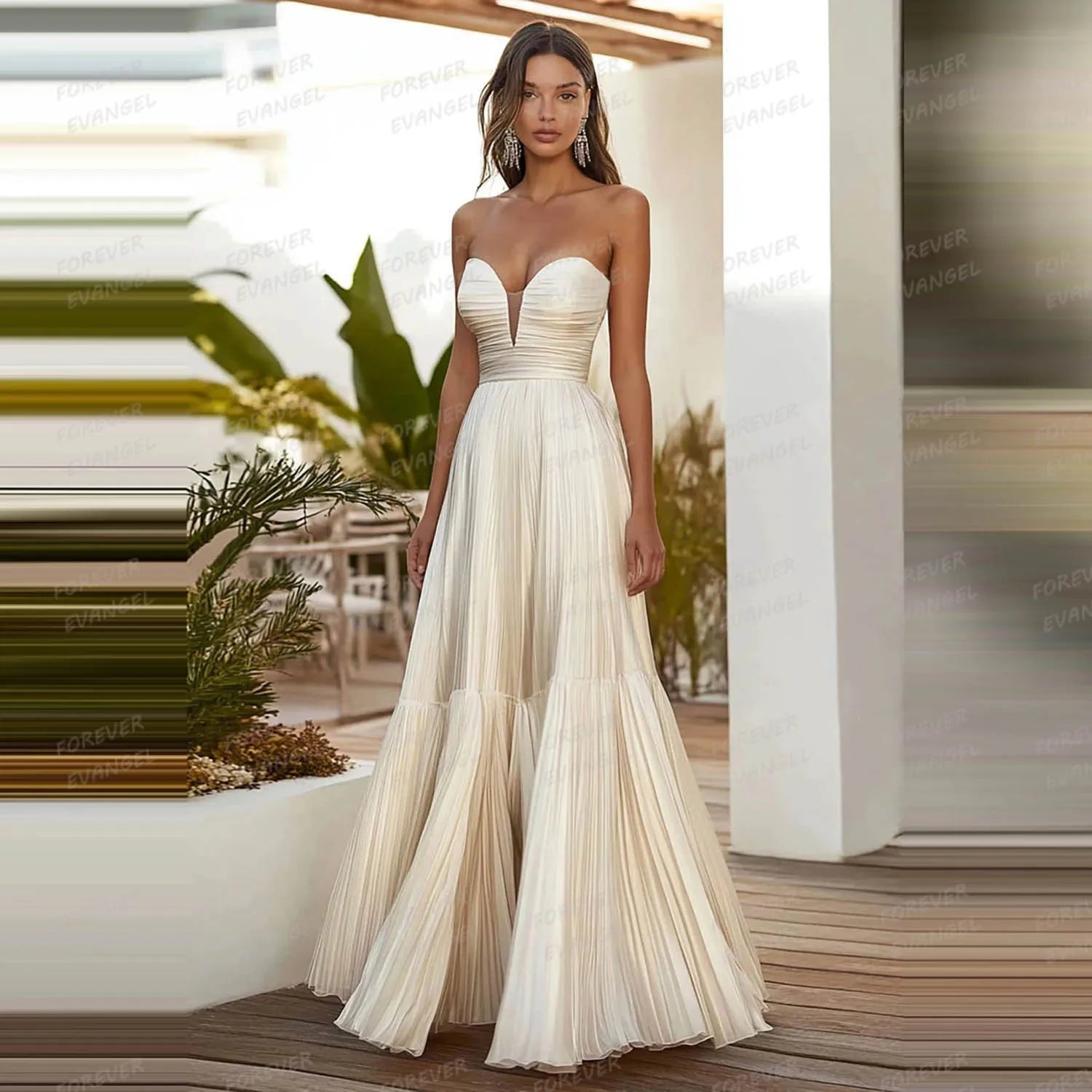 Victoria – Robe de Soirée Sirène en Dentelle Florale Ivoire