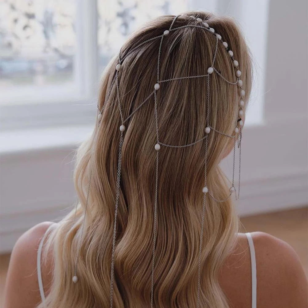 Perla-Bijou de Cheveux Oriental à Double Barrette