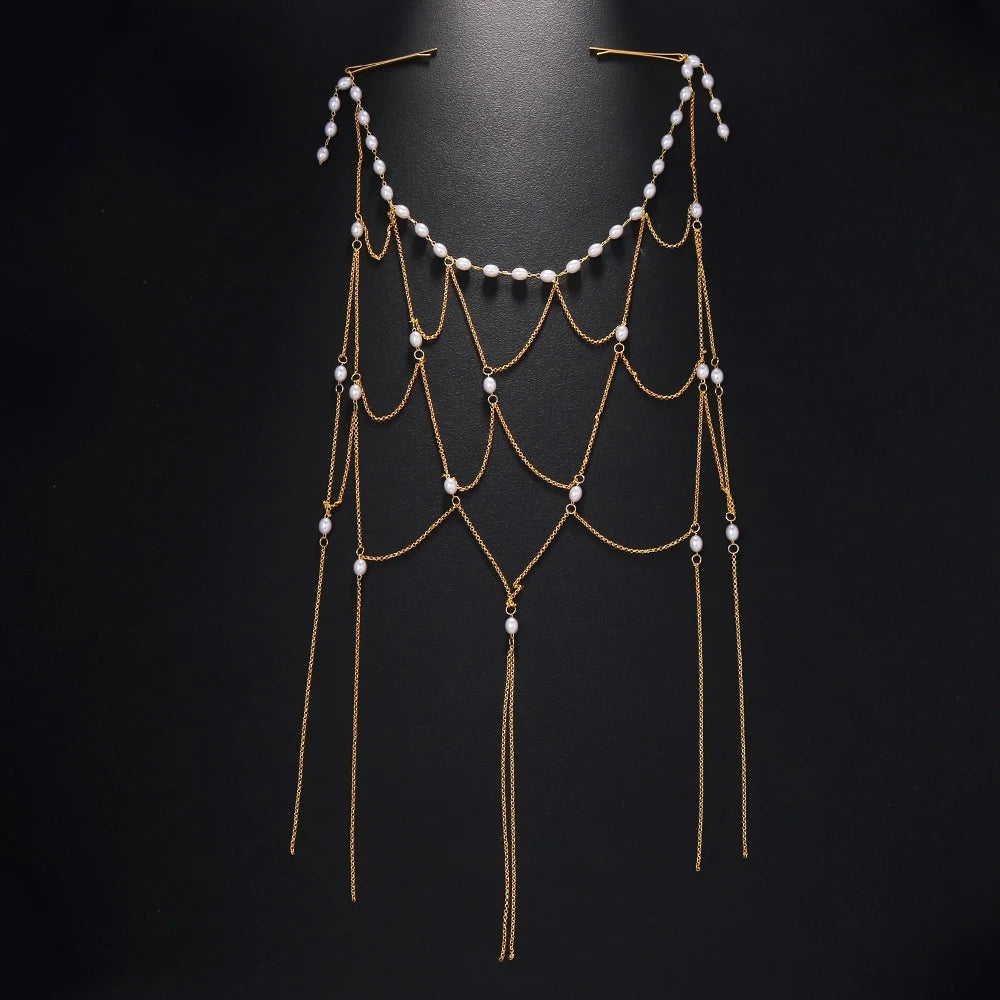 Perla-Bijou de Cheveux Oriental à Double Barrette