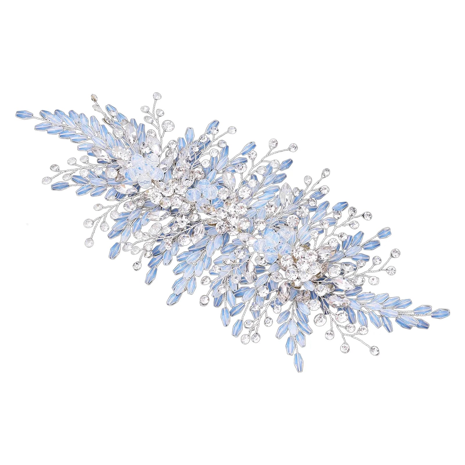 Charlotte-Accessoire de Cheveux Mariée Cristaux & Perles Élégance