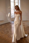Derhy-Robe Sirène Satin Élégance Nuptiale