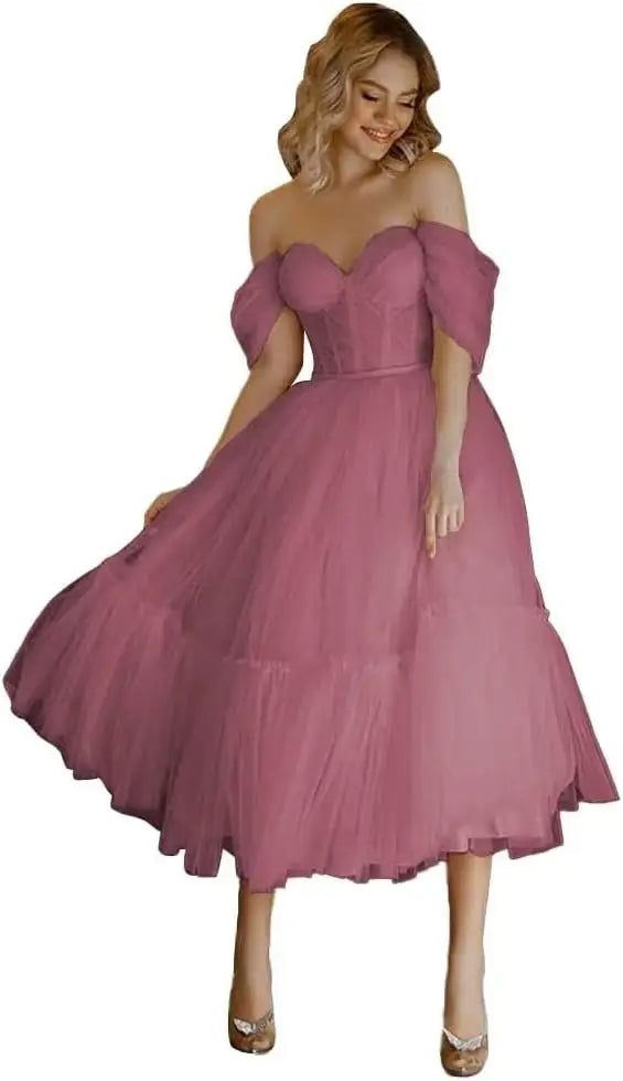 Maude-Robe de Cérémonie Princesse en Tulle Élégance Intemporelle