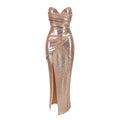 Yllia-Robe Longue Pailletée Glamour