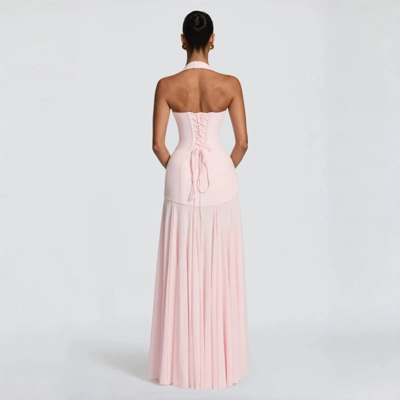 Irina-Robe Sirène Plissée Élégance Couture