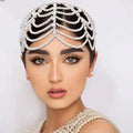 Eva-Filet Perlé de Mariée Élégance