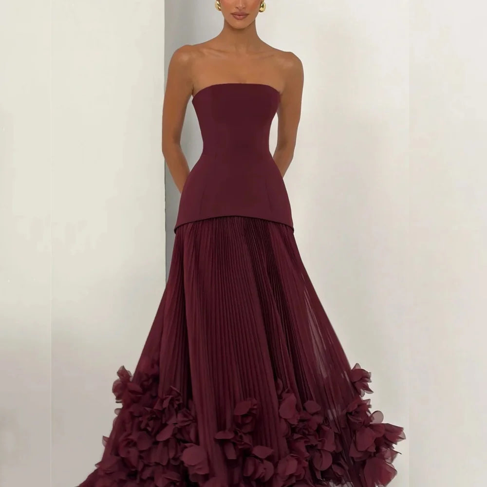 Malika-Robe de soirée longue Élégance Couture