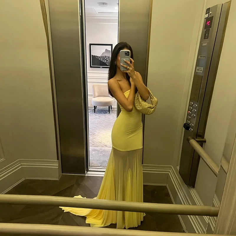 Siena-Robe Sirène Soleil d’Or