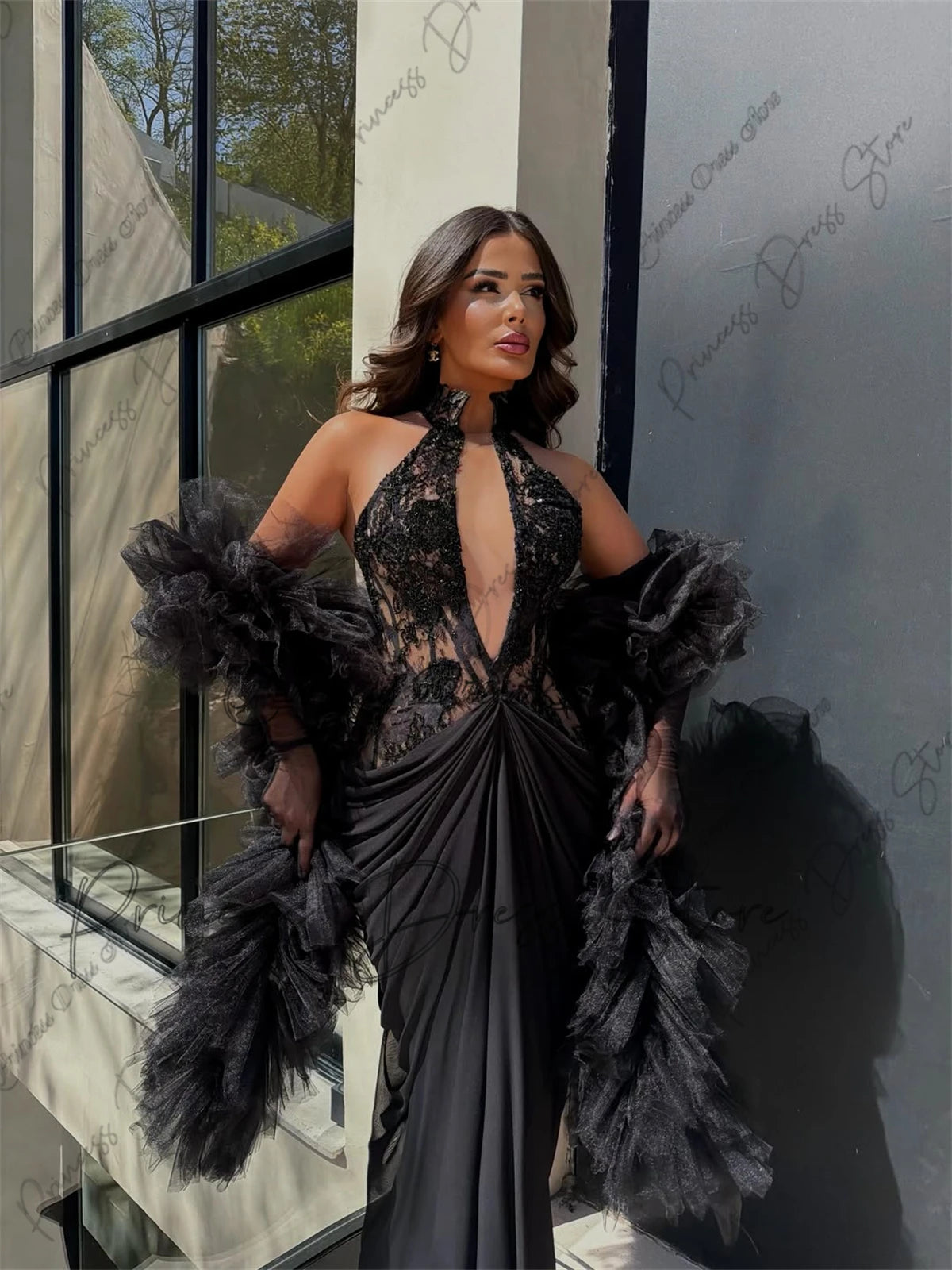 Robe de Soirée Sirène Élégance Nocturne