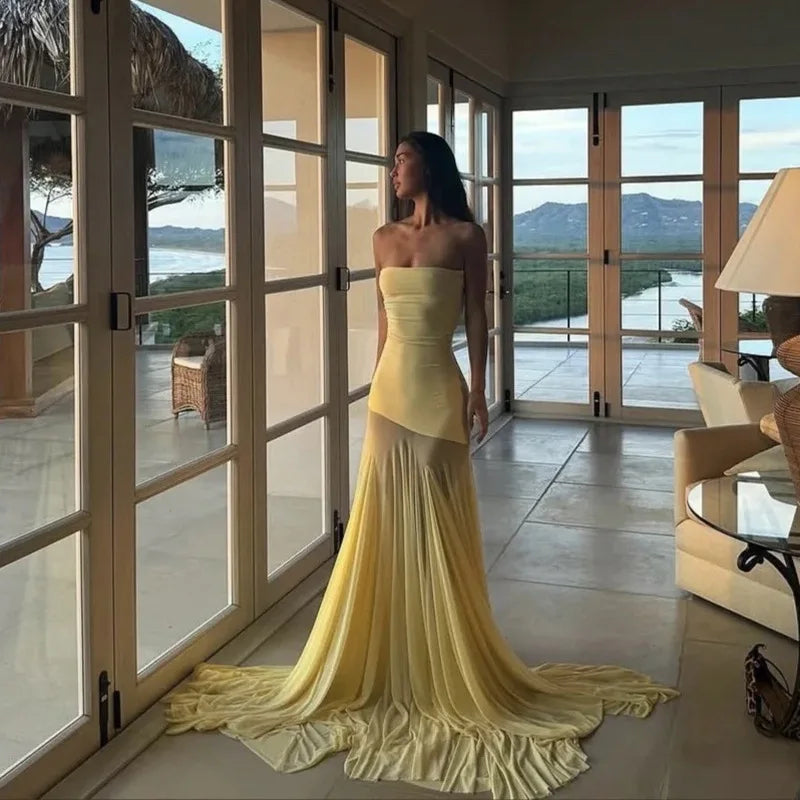 Siena-Robe Sirène Soleil d’Or