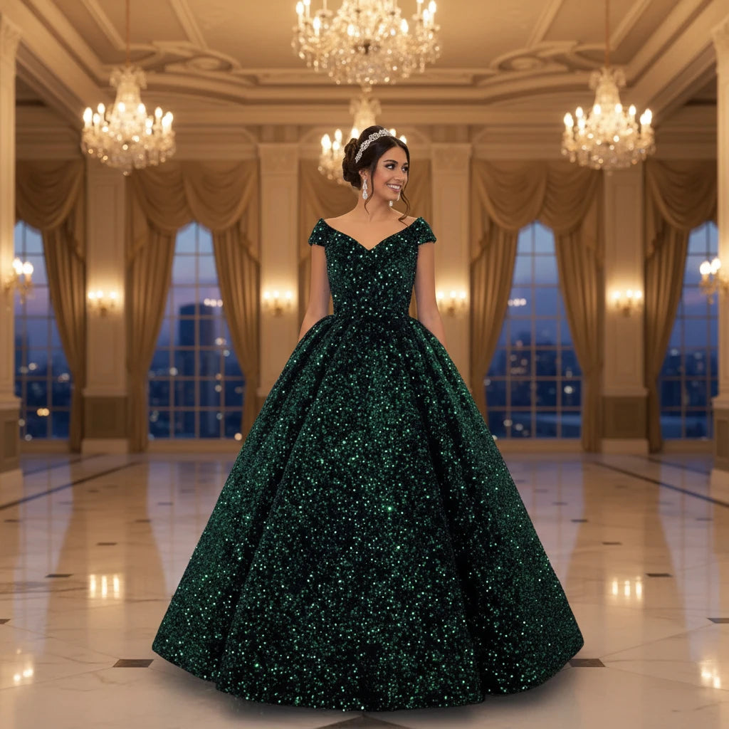 Princesse-Robe de Bal Princesse Pailletée Prestige