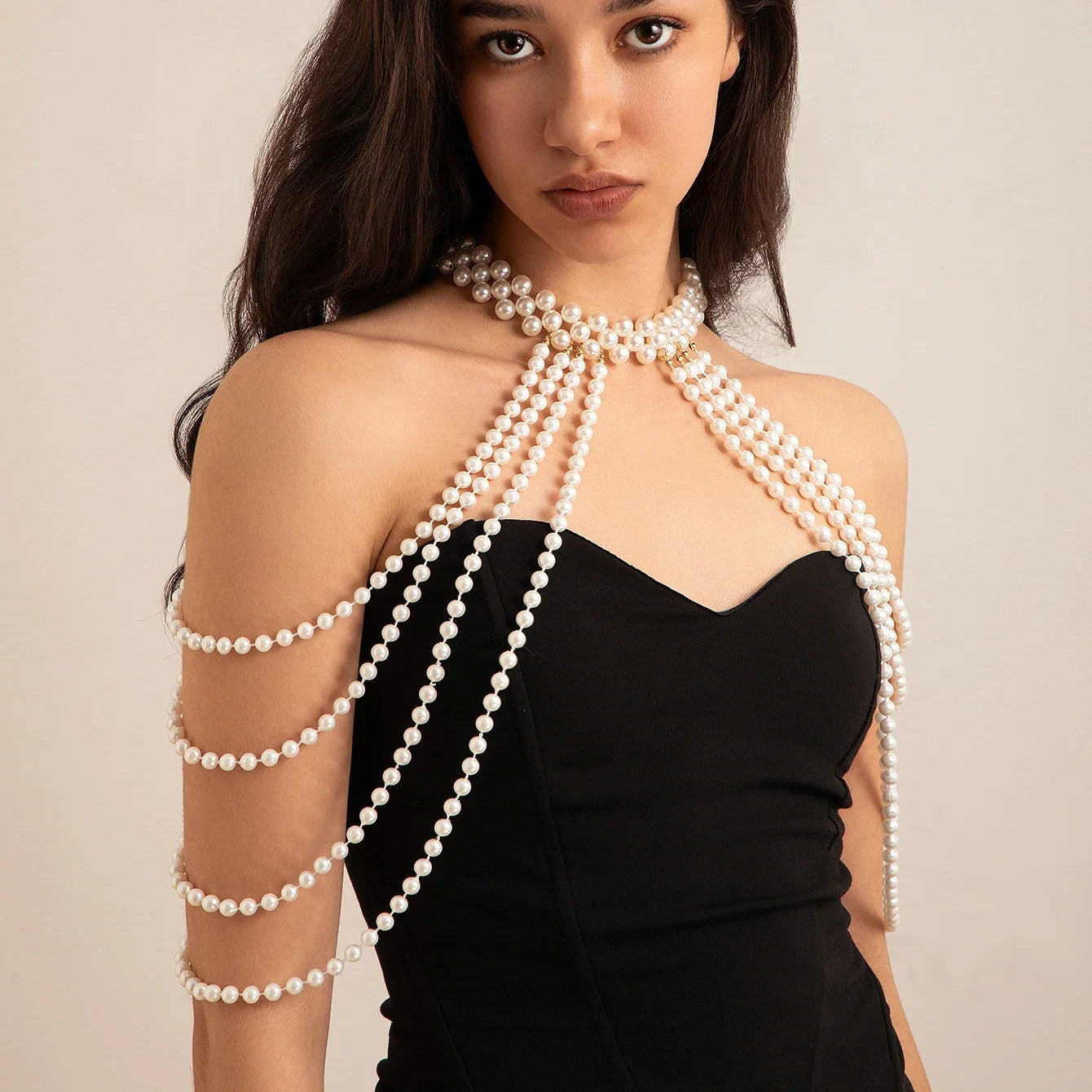 Lola-Bijou d’Épaules Perlé pour Mariée