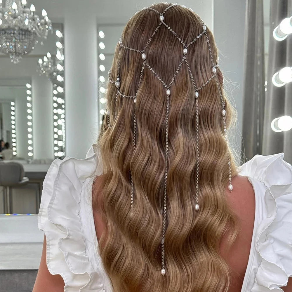 Perla-Bijou de Cheveux Oriental à Double Barrette